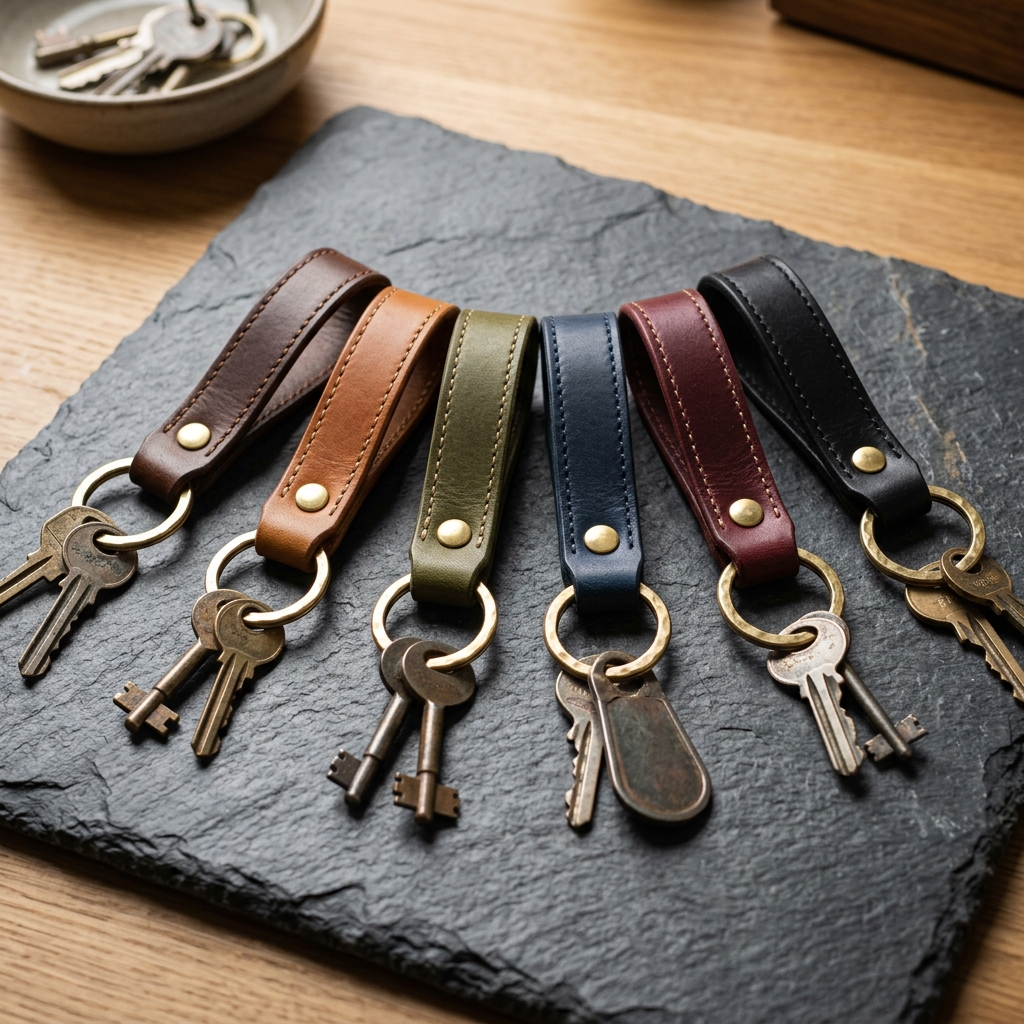 Leather Keychain